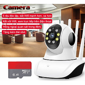 Camera an ninh 5 râu kèm Thẻ nhớ 32Gb