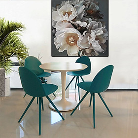 Mua Bộ bàn tròn ghế ăn TE-tulip 08S đường kính tròn 800 và 4 ghế Ca-mel cao cấp hcm