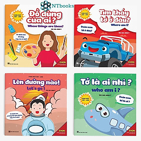 Sách Ehon - Combo 4 cuốn "Tớ là ai nhỉ?" - Dành cho trẻ từ 0 - 3 tuổi