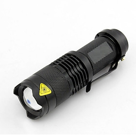 Mua Đèn Pin Siêu Sáng Thiết Kế Nhỏ Gọn  Tiện Ích  Thông Minh ( mini) Cree Q5 ( đã có pin và sạc - giao màu ngẫu nhiên)