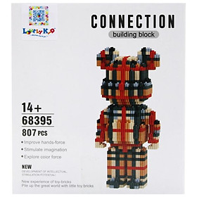 Đồ Chơi Lắp Ráp Mô Hình Nhân Vật Bearbrick - LinkGo 68395 807 Mảnh Ghép