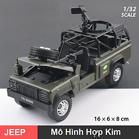 Xe Mô Hình Hợp Kim Jeep Trinh Sát Tỉ Lệ 1:32 Quà Tặng Đồ Chơi Cho Bé Hoặc Trưng Bày