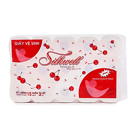Giấy vệ sinh Silkwell 15 cuộn 3 lớp