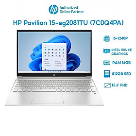 Laptop HP Pavilion 15-eg2081TU 7C0Q4PA (i5-1240P | 16GB | 512GB | Intel Iris Xe Graphics | 15.6' FHD | Win 11) Hàng chính hãng