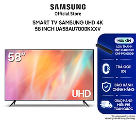 SAMSUNG Smart TV UHD 4K UA58AU7000KXXV - Hàng chính hãng