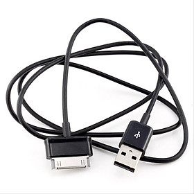 1PC 98cm Bộ sạc cáp đồng bộ hóa USB Black cho Samsung Galaxy Tab 2 Lưu ý 7.0 7.7 8.9 10.1 Máy tính bảng Dữ liệu Dữ liệu Dữ liệu Độ dài: 1M