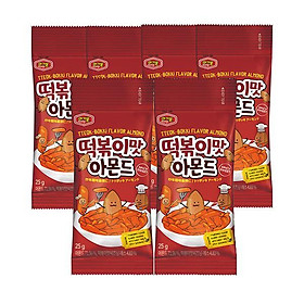 Hạnh nhân Hàn Quốc chính thống Murgerbon vị bánh gạo chiên cay (25g)X6