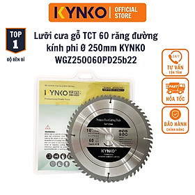 Mua LƯỠI CƯA GỖ TCT 60 RĂNG đường kính phi Ø 250mm KYNKO WGZ250060PD25b22