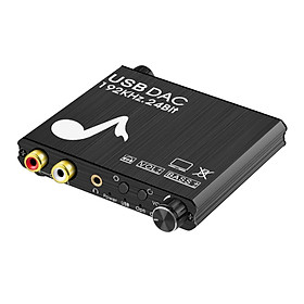 192KHz DAC Digital Coaxial SPDIF to Analog Converter Stereo for  HDTV