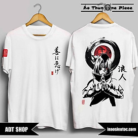 ️️Áo Thun In 2 Mặt Sasuke Uchiha Trắng Đen Cực Chất, Cực Ngầu - Áo Thun Naruto