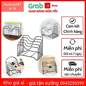 Giá để nắp xoong nồi, thớt tiện lợi cho nhà bếp