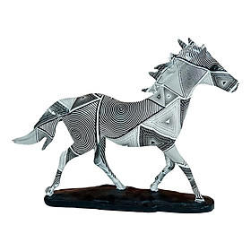 Horse Statues Animal Sculptures Decorative Souvenirs Gifts Resin Figurines for Cabinet