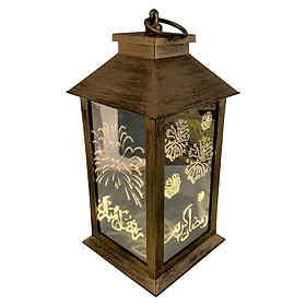 Muslim Ramadan Wind Lamp Lantern Eid Festival LED Light Retro Holiday Decoration