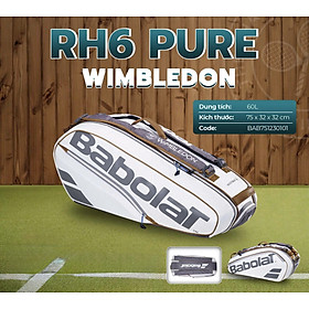 Túi Tennis Babolat Pure Wimbledon X6 Pack (751230)