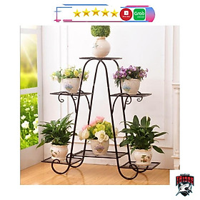 Mua Kệ để chậu hoa  chậu cây cảnh 6 tầng- Tiểu cảnh trang trí không gian