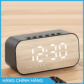 Đồng hồ báo thức kiêm loa Bluetooth, kiêm nhiệt kế, kiêm gương soi, kiêm đài nghe Radio, kiêm đồng hồ để bàn, chất lượng âm bass trầm vòm 6D cực chất, nhỏ gọn, thương hiệu Havit - Hàng chính hãng
