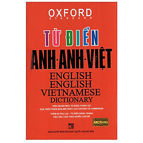 Từ Điển Oxford Anh - Anh - Việt ( Bìa Đỏ Cứng ) (Tặng Bookmark độc đáo)