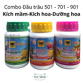 Mua Combo Đầu trâu 501  701  901 - kích chồi  kích hoa  dưỡng hoa lâu tàn lọ 100gr