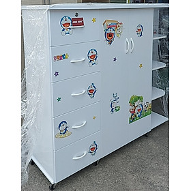 Tủ áo juno sofa doremon ngang 1m4 x cao 1m2 x 45 cm 