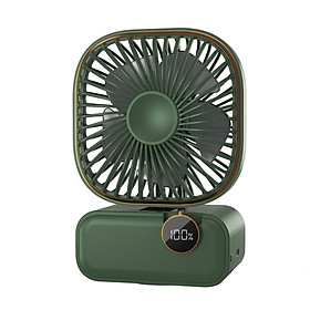 Multifunctional Oscillating Fan Type C Chargeing Port Design/ 3 Levels Adjustable Speed/ Foldable Design/ Cell V-olume