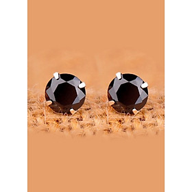 Bông tai đá Thạch Anh bạc 925 - BHBT11