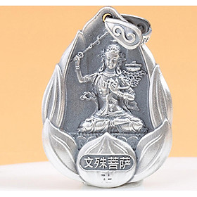 Charm bạc hình phật bản mệnh treo - Ngọc Quý Gemstones