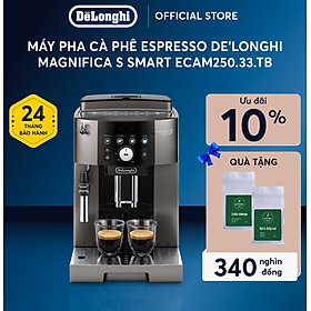 Mua  Hàng chính hãng  Máy pha cà phê tự động Delonghi Magnifica S Smart ECAM250.33.TB