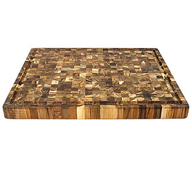 Mua Thớt Gỗ Teak BUZEN Cao Cấp - Mẫu Đầu Cây Chữ Nhật 38x51cm dày 3.8cm