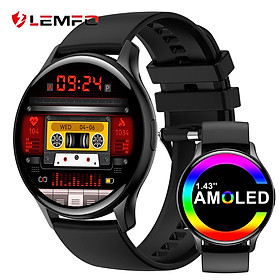 LEMFO Mens Smartwatch AMOLED HD IP68 Chống nước Bluetooth Call New Ladies Smartwatch 260mAh 1.43 inch 466 * 466 Pixel