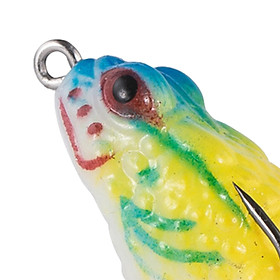 Hình ảnh Lure, Frog Lure, Metal Sequin, Silicone Bass Fishing  Double Hooks, Fishing Crankbait Lure, Float on Water Lure for Freshwater