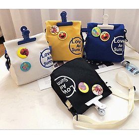 Túi tote, túi vải bố kẹp miệng cá tính TTGR 435
