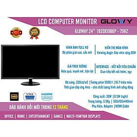 Mua Màn hình LCD 24  GLOWY GLW24 75Hz (VGA-HDMI) - Hàng Chính Hãng