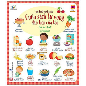 Cuốn sách từ vựng đầu tiên của tôi – My first word book- Thức ăn – Food