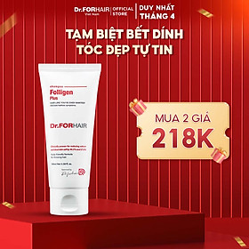 Dầu gội đầu ngăn rụng tóc kích thích mọc tóc Dr.FORHAIR Folligen Plus Shampoo 100ml