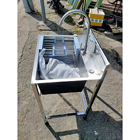Mua chậu rửa chén inox có chân