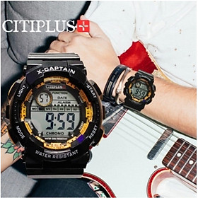 Đồng hồ thể thao nam CITIPLUS . Model: X-CAPTAIN T-1 chất lượng cao, chống nước, kiểu dáng sang trọng, mạnh mẽ