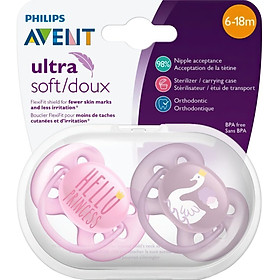 Ty ngậm Philips AVENT siêu mềm Ultra soft