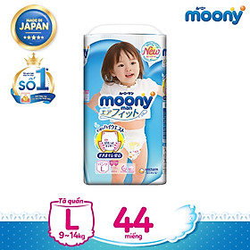 Tã quần cao cấp Moony dành cho bé gái L44