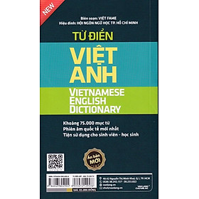 Từ Điển Anh – Việt 75.000 Mục Từ  – Phân Âm Quốc Tế Mới Nhất