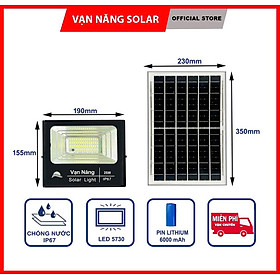 Đèn năng lượng mặt trời 25W