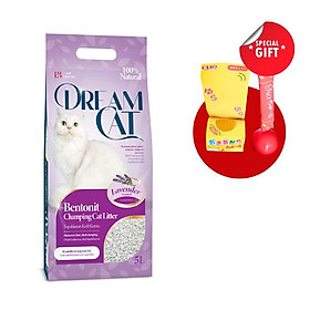 Cát vệ sinh cho mèo DREAMCAT - Dòng Lavender Scented (Hương hoa oải hương) 5L