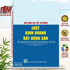 Hình ảnh Quy Định Chi Tiết Thi Hành Luật Kinh Doanh Bất Động Sản