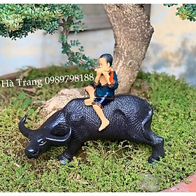 Mua Tượng mục đồng chăn trâu gốm sứ Bát Tràng size 33cm