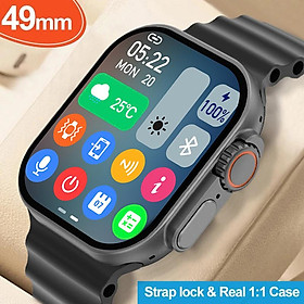 New La bàn mới Đồng hồ thông minh Nhiệt độ cơ thể Ultra Series 8 NFC smartwatch không dây sạc không dây bluetooth call women smartwatch nam