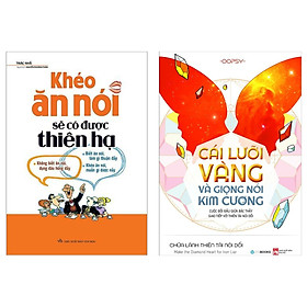 Combo Sách Dành Cho Người Thành Đạt:  Khéo Ăn Nói Sẽ Có Được Thiên Hạ ( Tái Bản ) +  Cái Lưỡi Vàng Và Giọng Nói Kim Cương - (Bộ 2 Cuốn Sách / Top Sách Bán Chạy Nhất / Sách Hay / Tặng Kèm Postcard Greenlife)