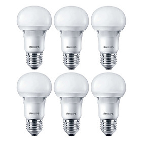 Mua Bộ 6 Bóng Đèn Philips LED Essential 7W 3000K E27 A60