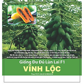 Mua Hạt Giống Đu Đủ Lùn Lai F1 Vĩnh Lộc Thái Lan Sai Trái - Gói 5 hạt - Giống cây lùn nhưng cho trái rất nhiều