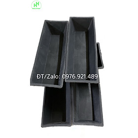 COMBO 5 Máng cao su 62x26x10cm, máng lợn, khay làm mát cho lan, khay trồng rau, ..., chất liệu làm từ cao su nhẹ siêu bền & thân thiện với mỗi trường