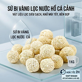 1Kg Sứ Bi Lọc Nước Bể Cá Cảnh Siêu Sạch, Vi Sinh Tốt, Giá Tốt