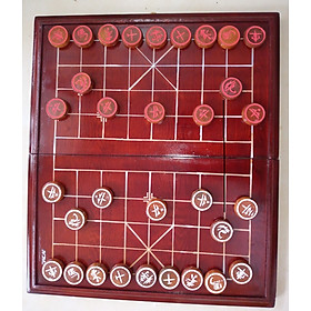 Bộ bàn cờ tướng gỗ 43x46 và quân gỗ nhãn 3,5cm